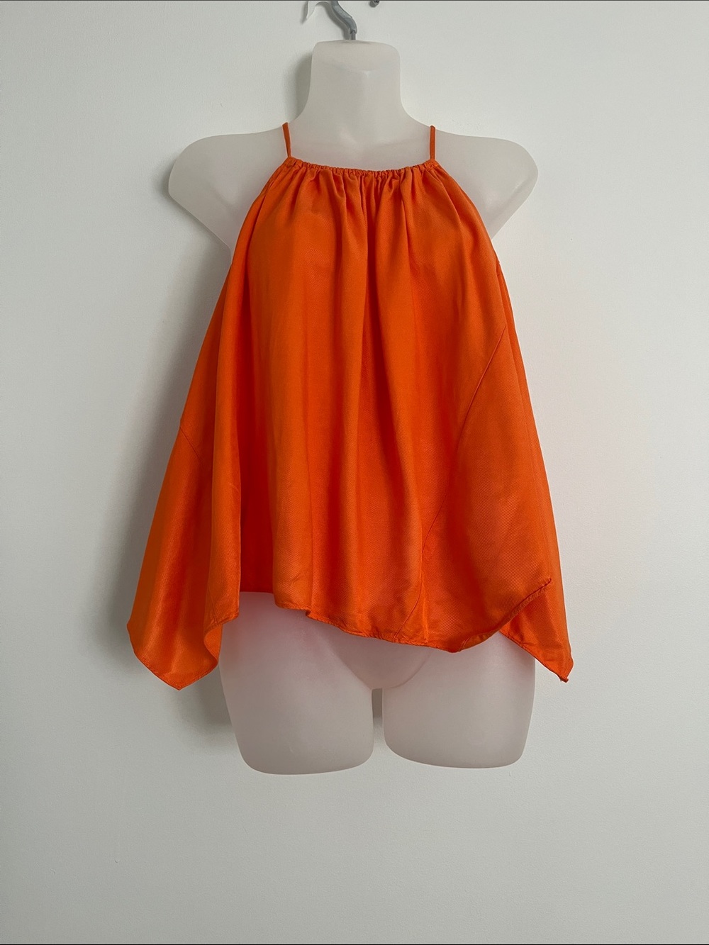 Maeve Bright Orange Spaghetti-Strap Cami